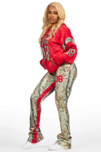 Eniyha Red/Camo Stacked Trackset