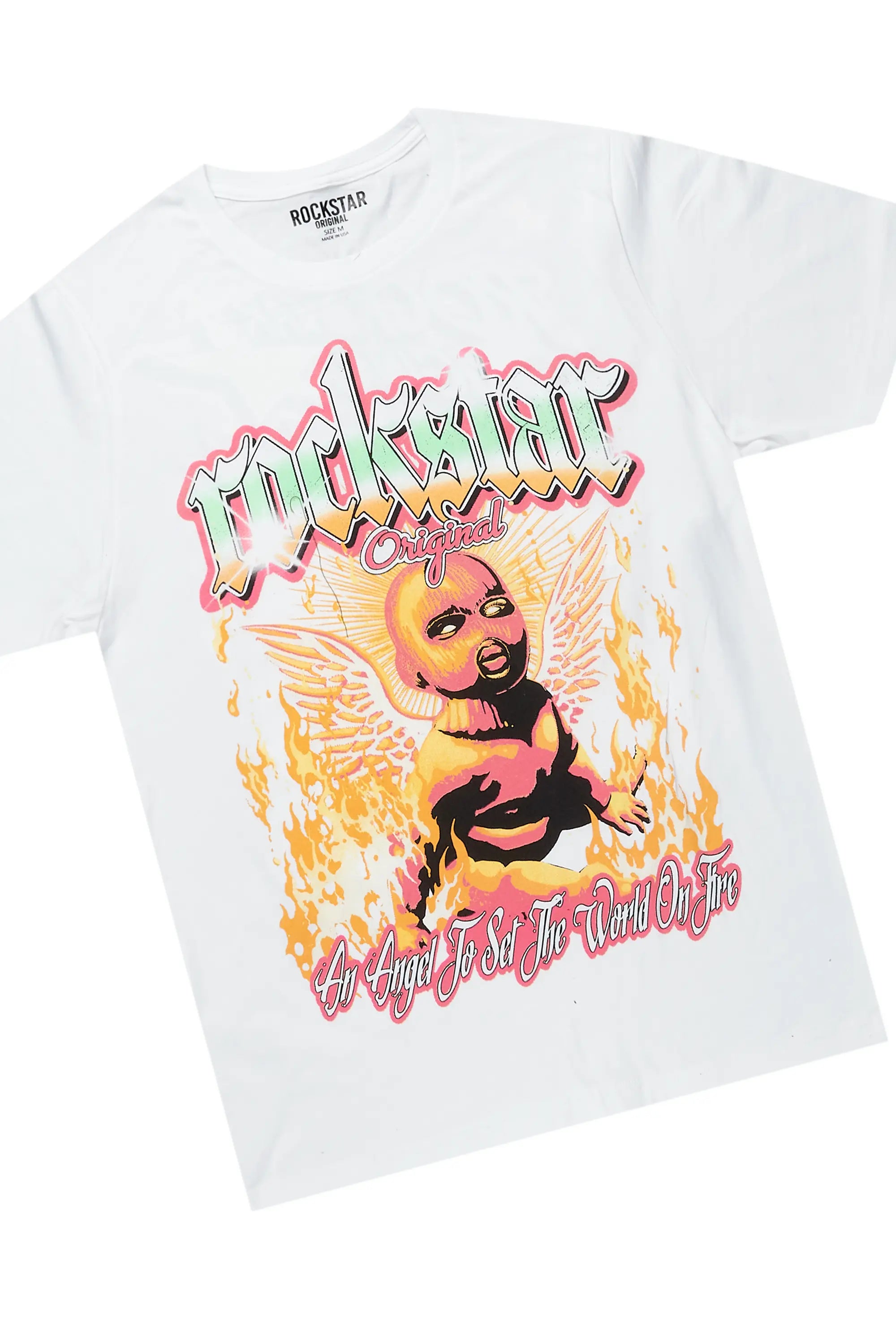 Whitefall White T-Shirt Slim Fit Jean Bundle