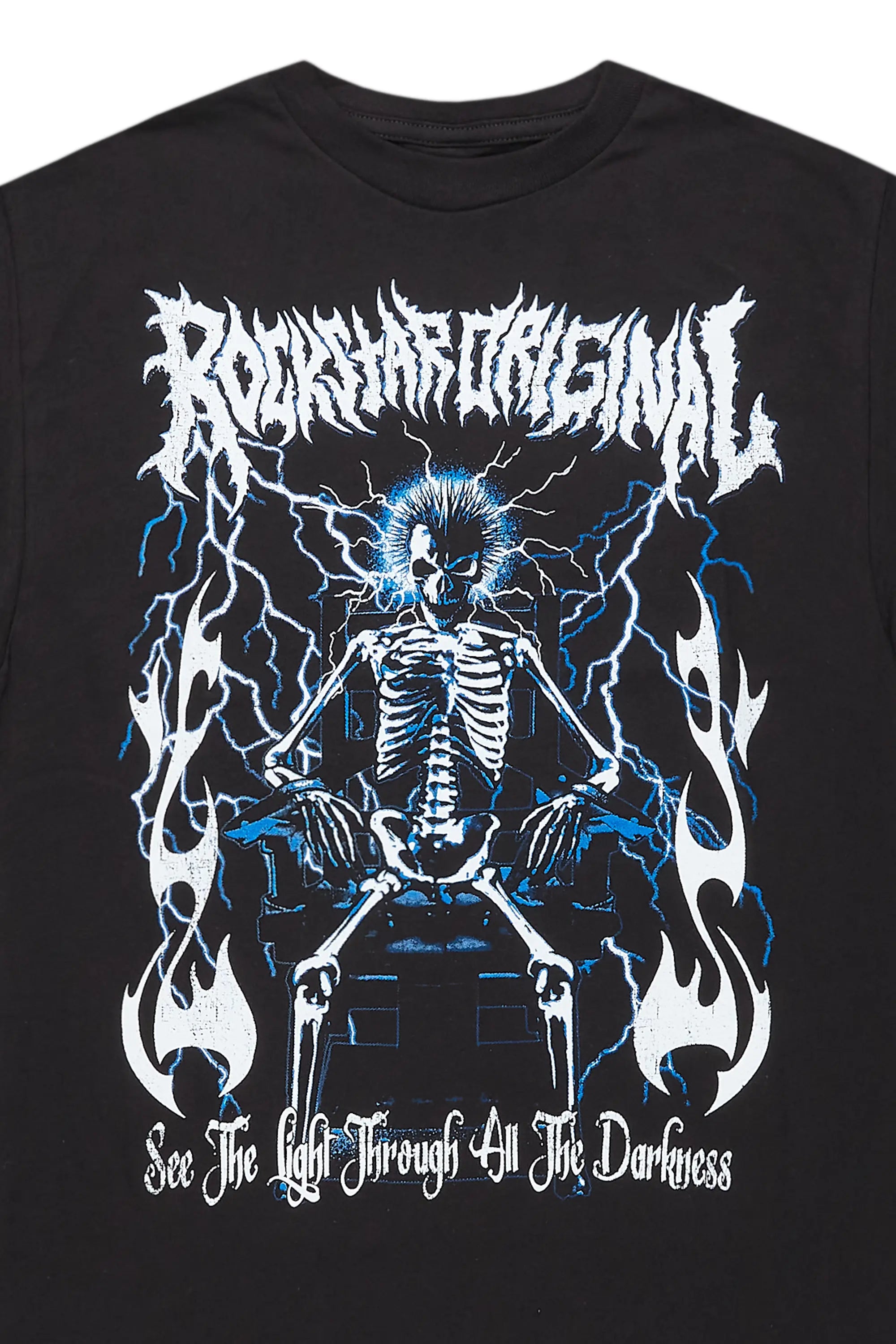 Deathrown Black Graphic T-Shirt