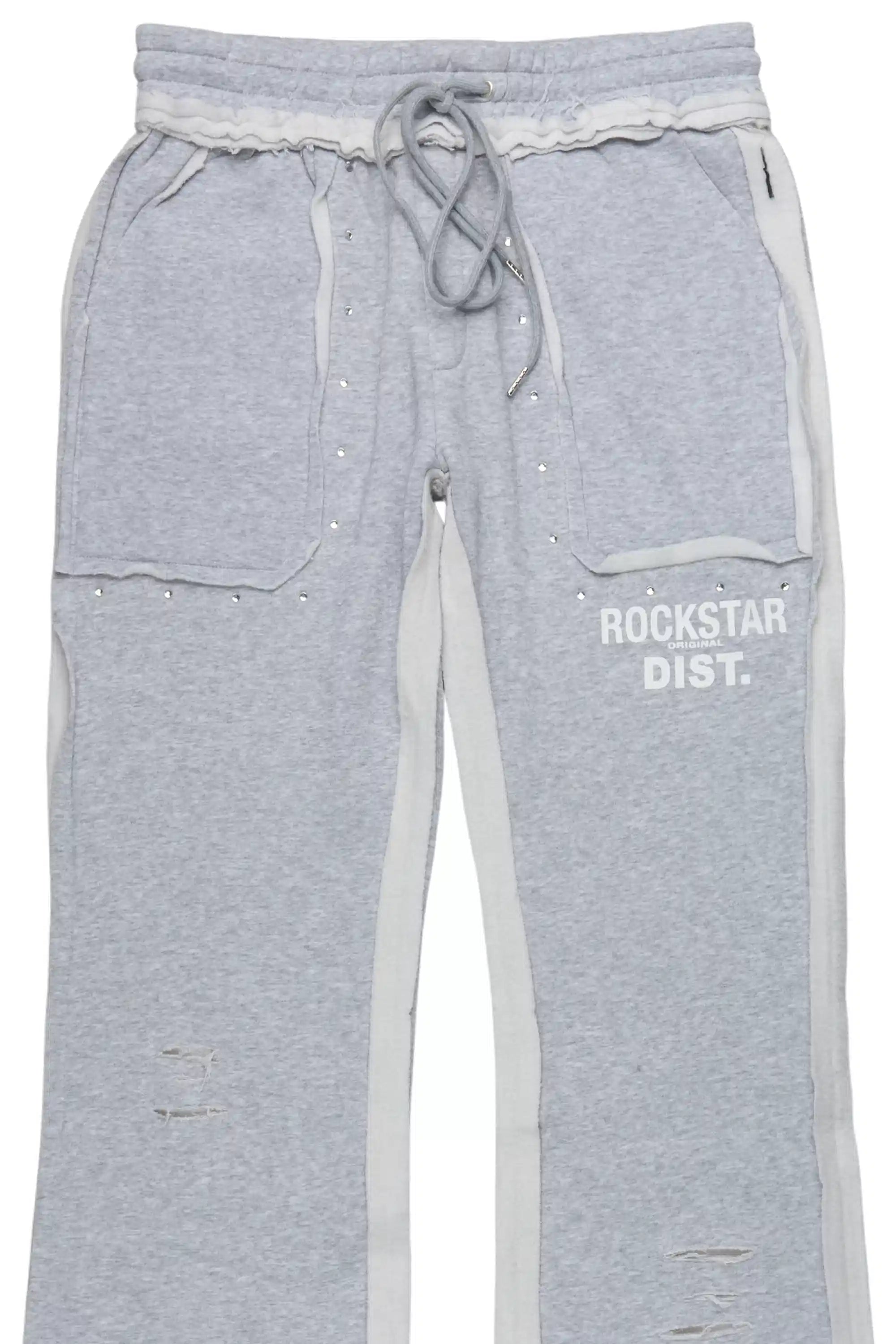 Zinon Heather Grey Relaxed Pant
