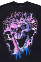 Lucen Black/Purple Oversized Graphic T-Shirt