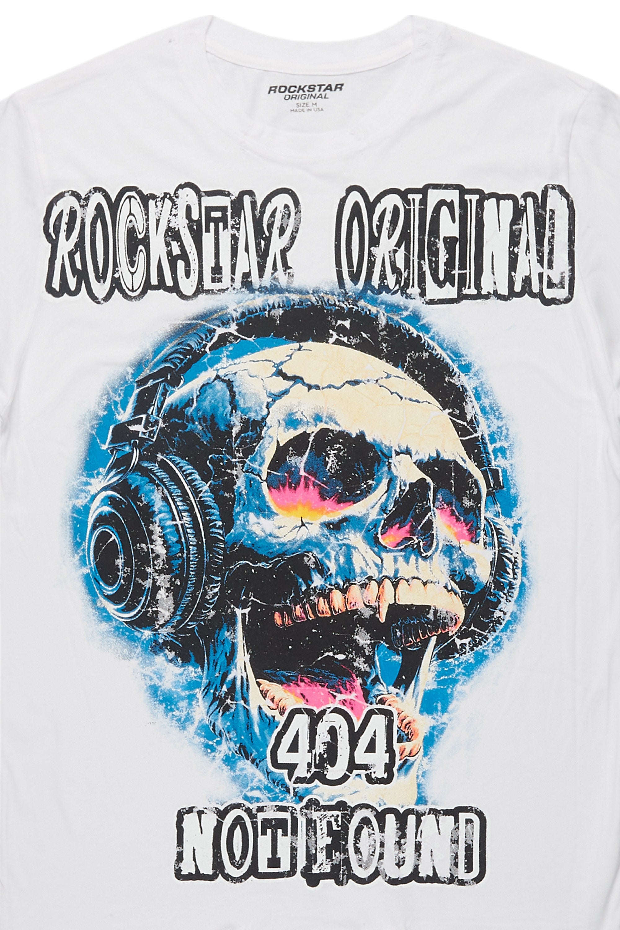 Amare White Graphic T-Shirt