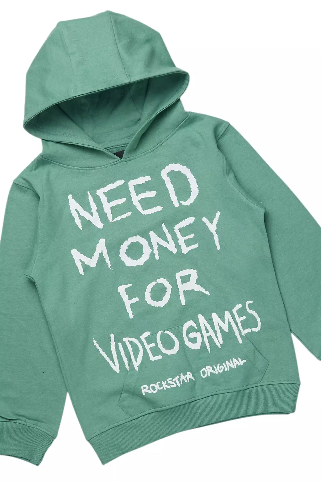 Boys M4 Video Games Sage/White Stacked Flare Track Set