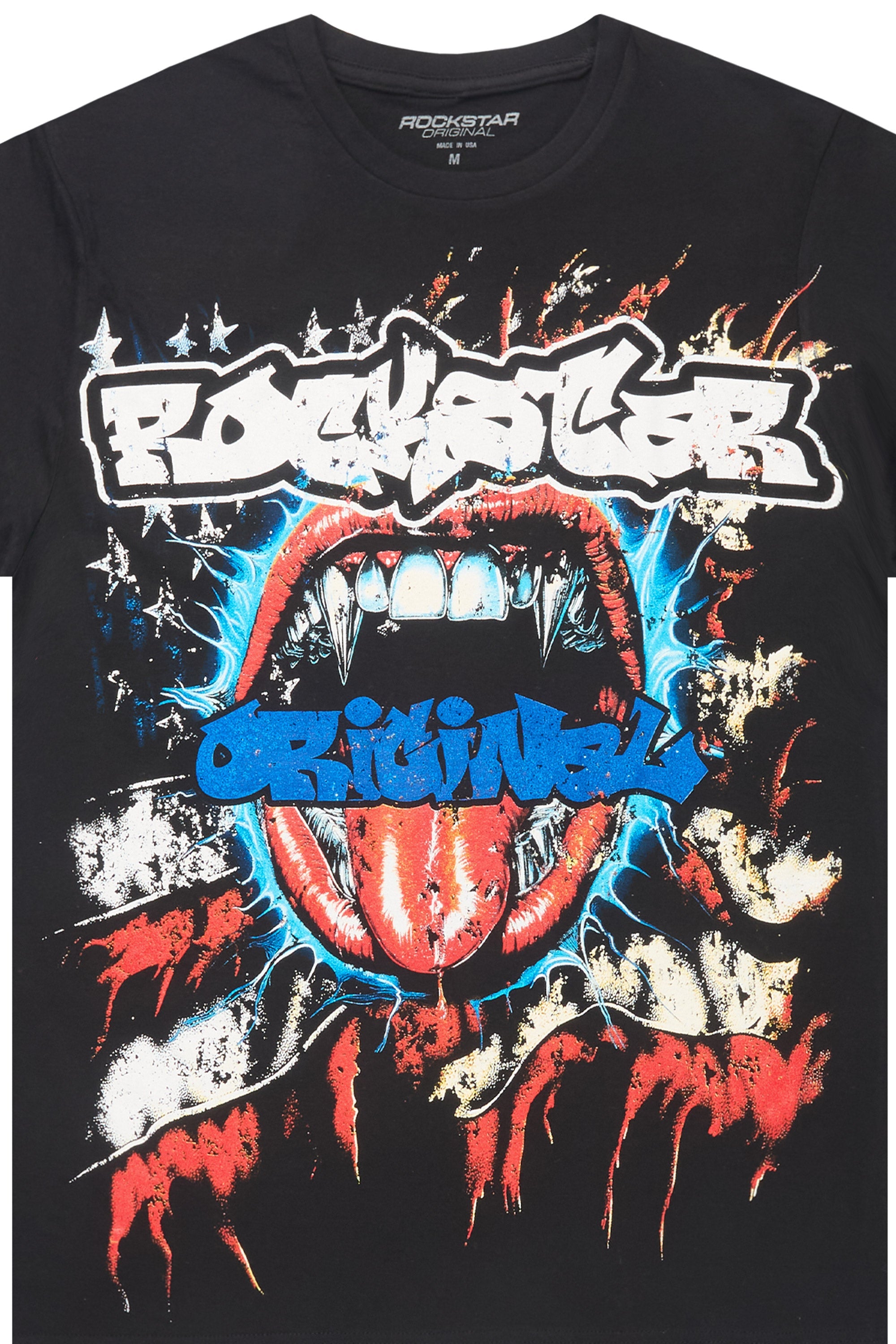 Lennox Black Graphic T-Shirt