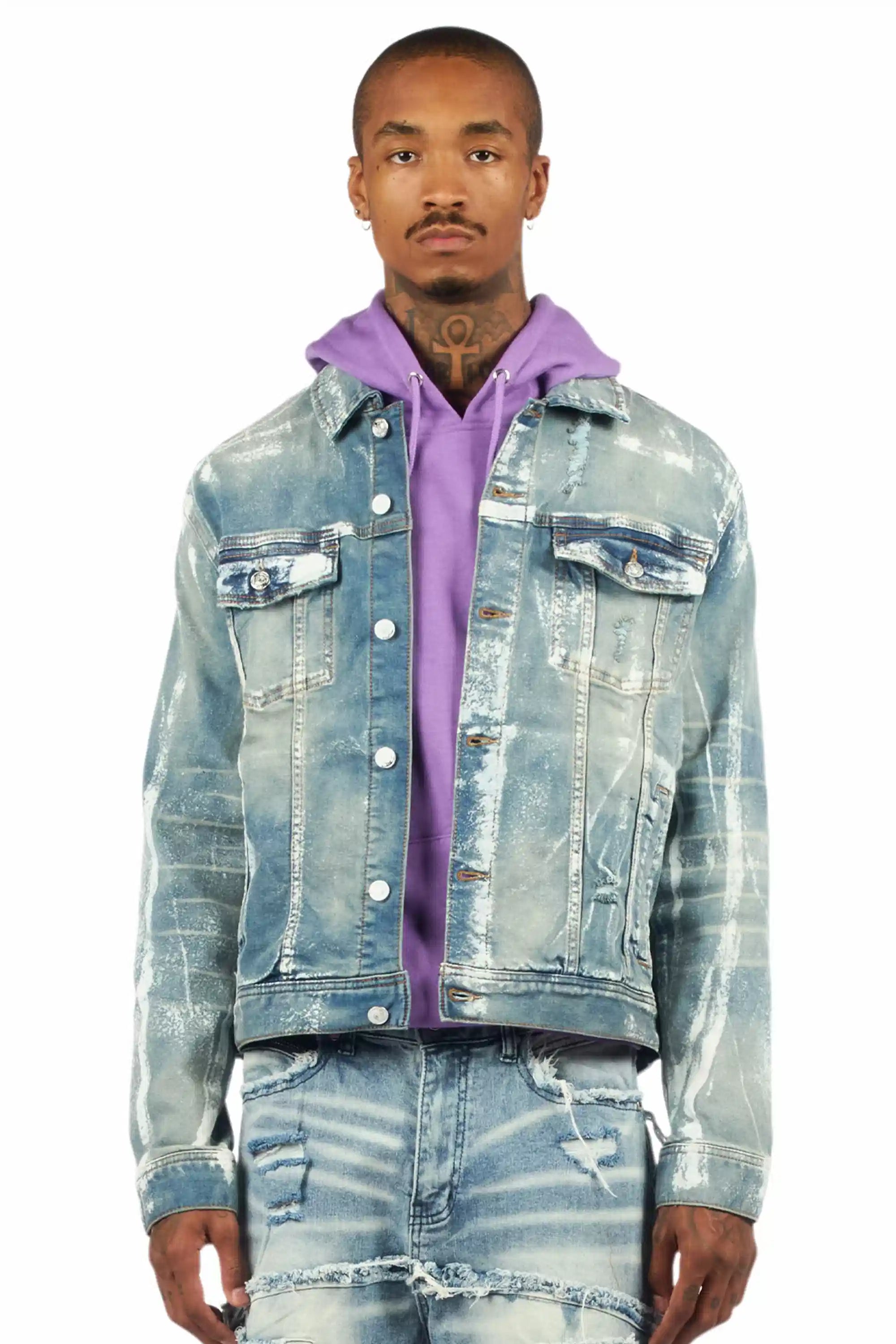 Ozzie Dark Blue Denim Jacket