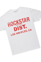 Saxon White/Red T-Shirt/Stacked Flare Jean Set