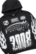 Amos Black Hoodie/Baggy Track Pant Set