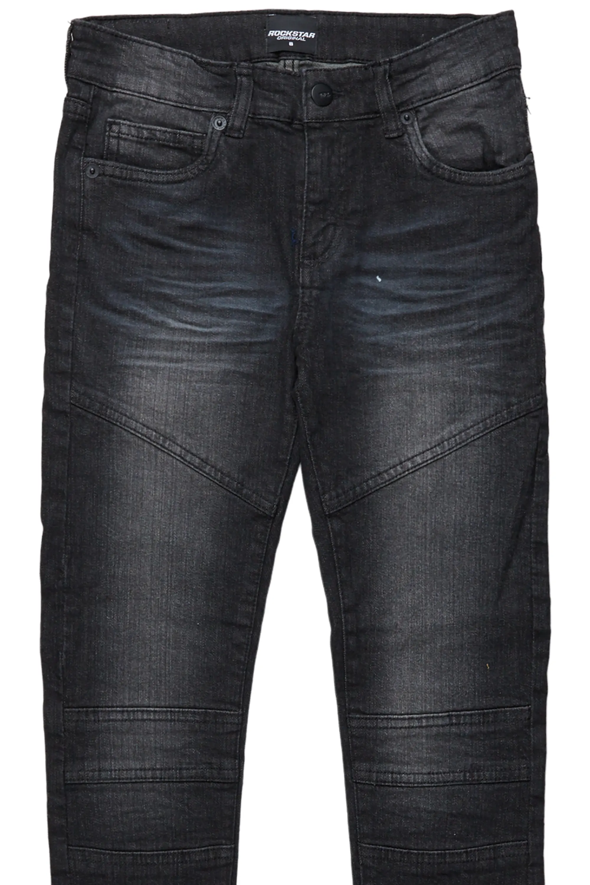 Girls Hale Grey Biker Skinny Jean