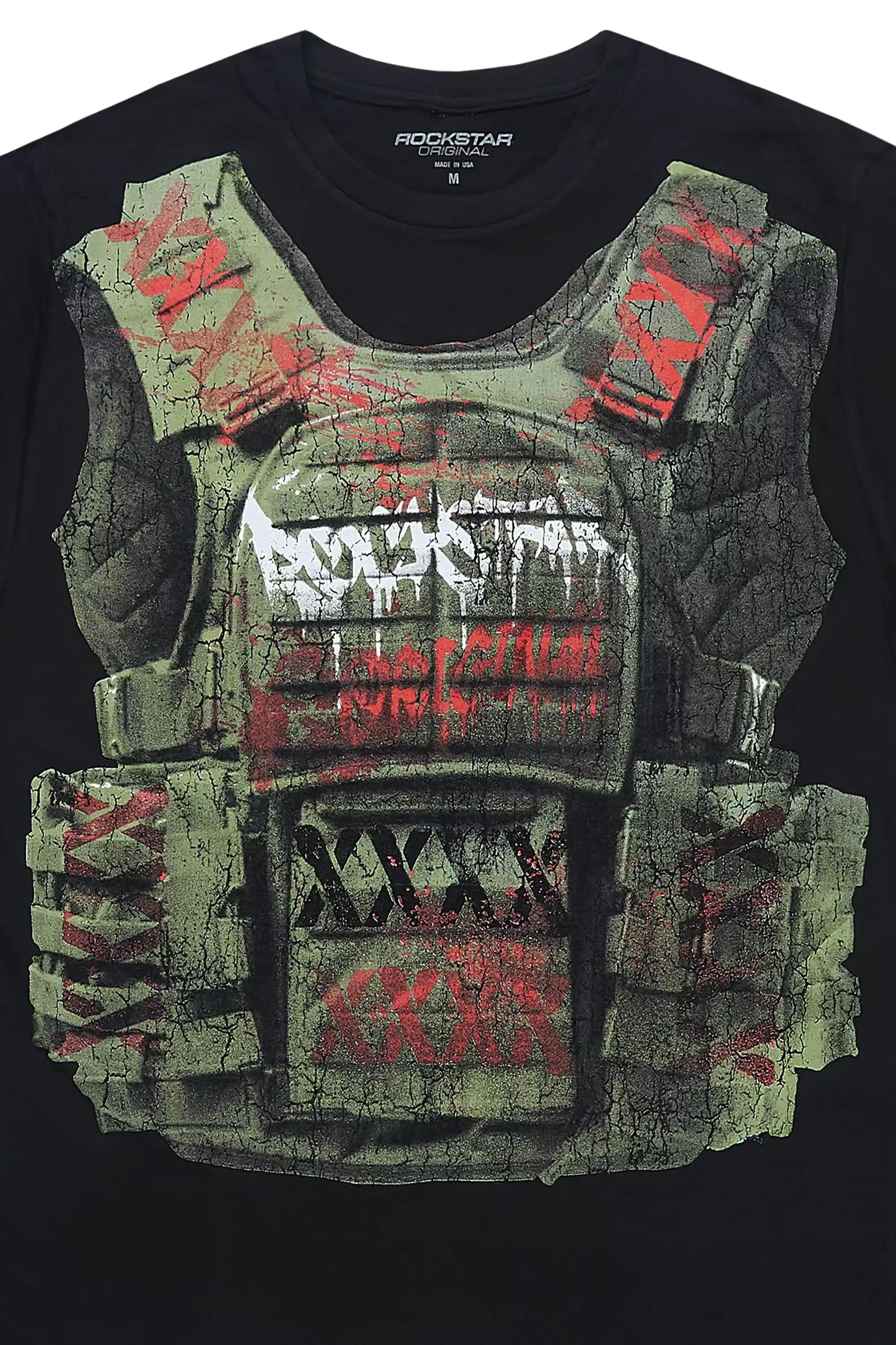 Reilly Black Graphic T-Shirt