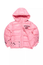Girls Art Dist. 2.0 Pink Puffer Jacket