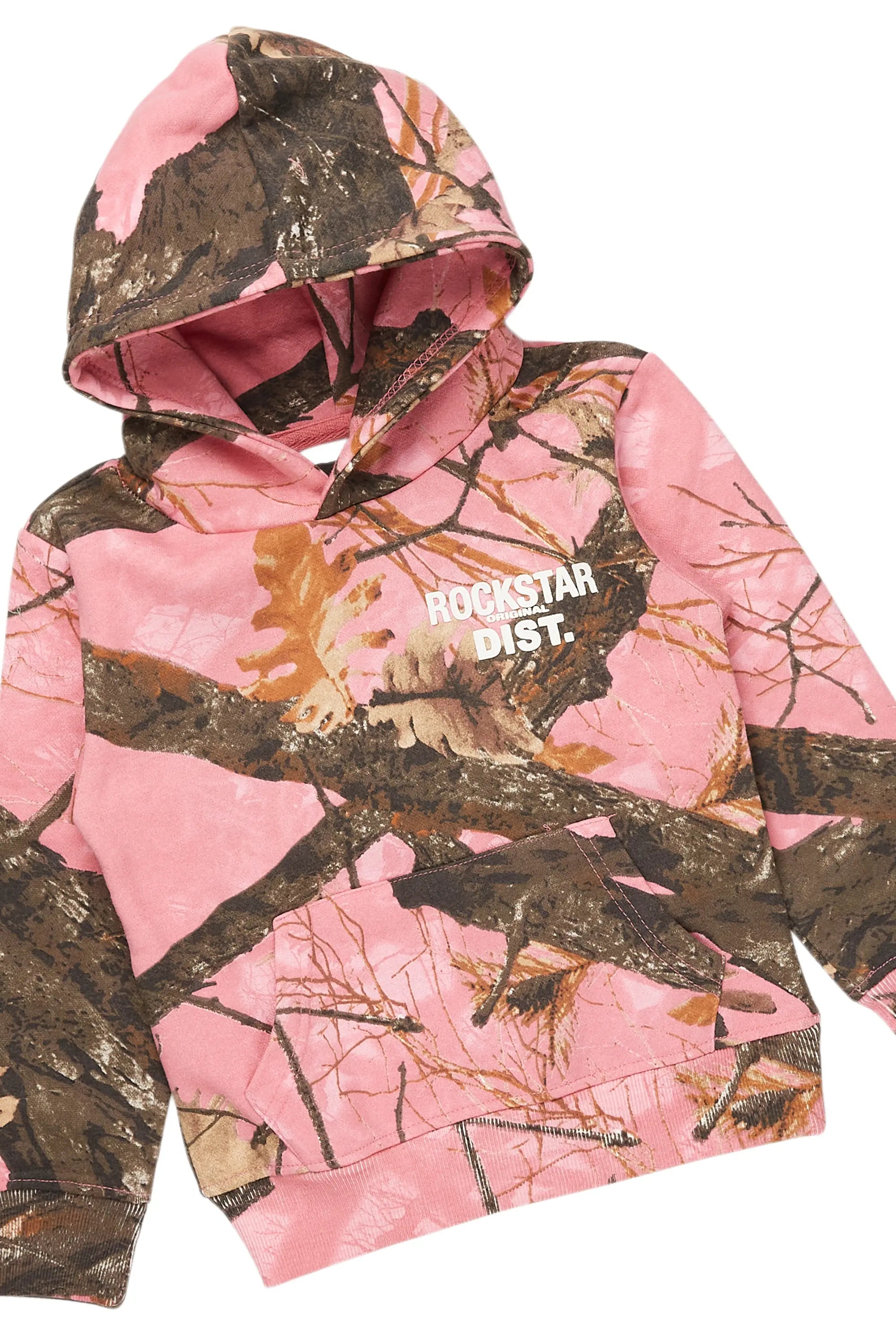 Girls Tabby Pink Graphic Stacked Flare Track Set