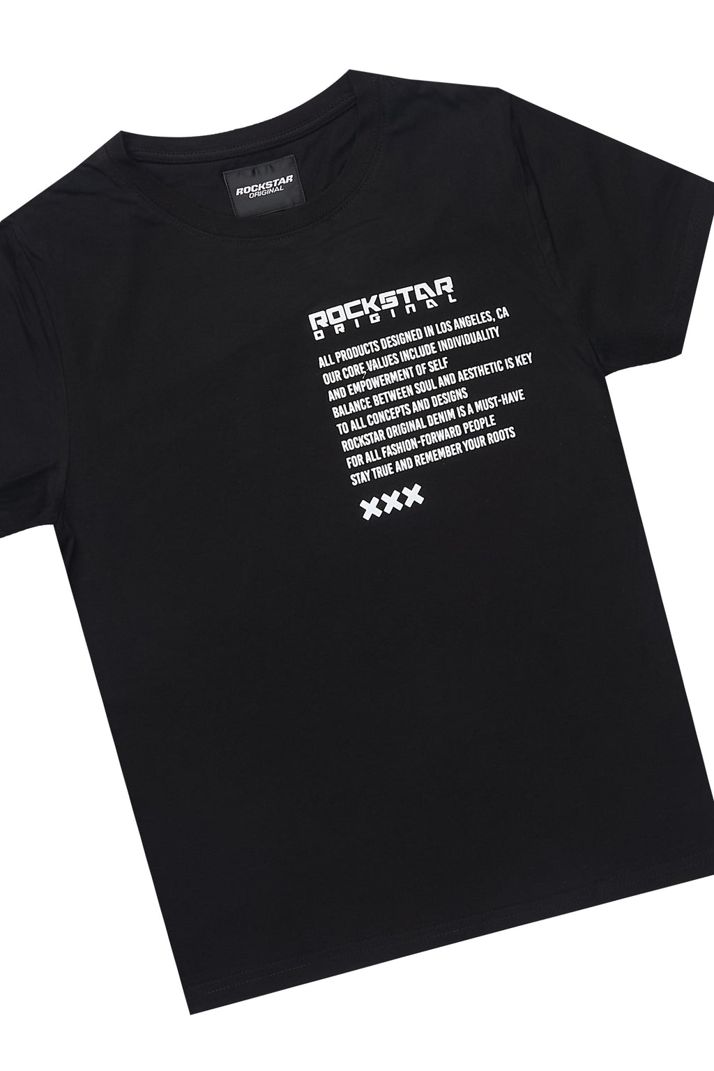 Boys Jash Black/White Short Set