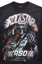 Blaek Black/Yellow Long Sleeve Graphic T-Shirt