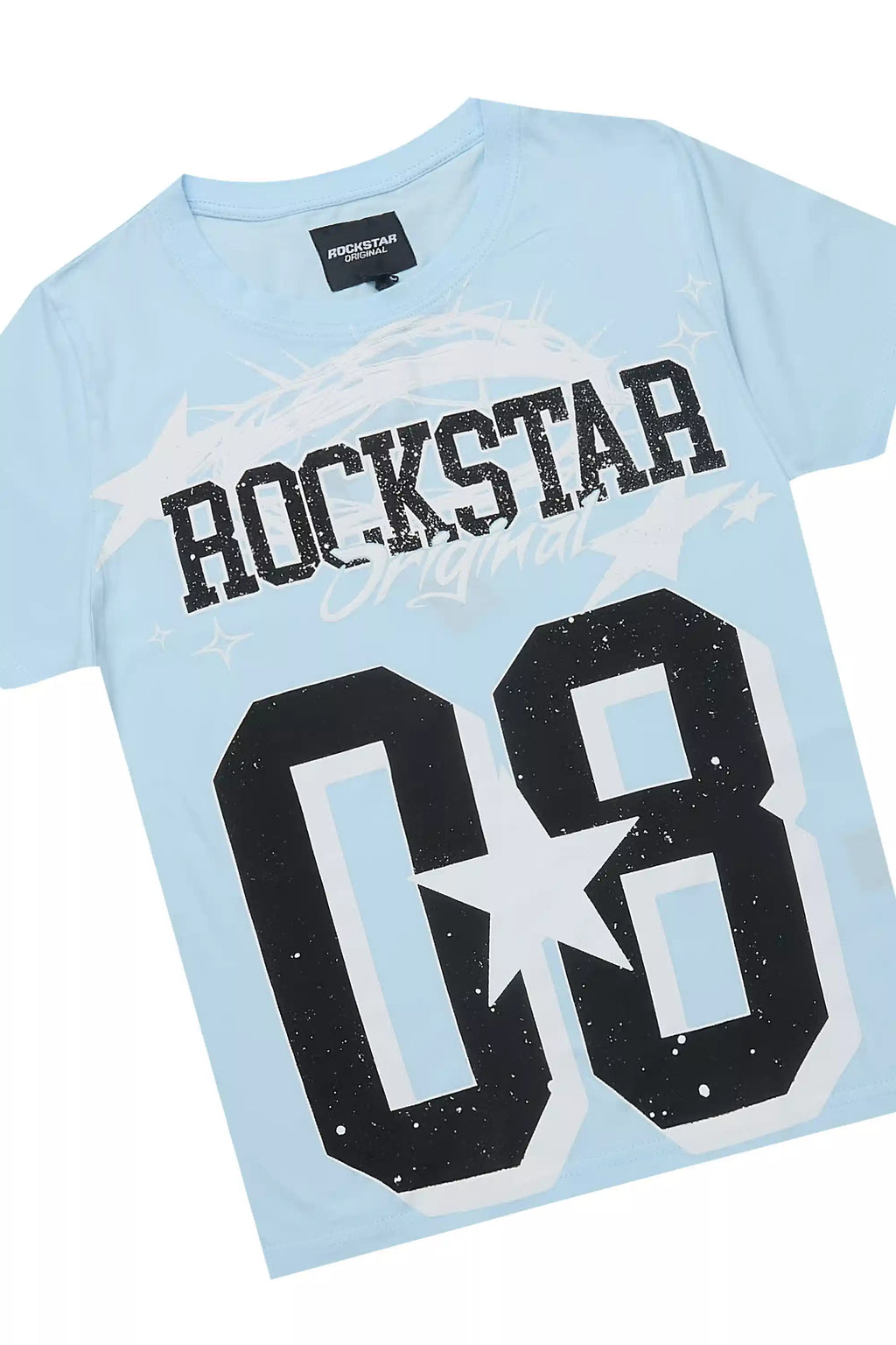 Boys Allstar Baby Blue T-Shirt Cargo Short Set