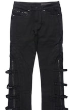 Attila Black Stacked Flare Jean
