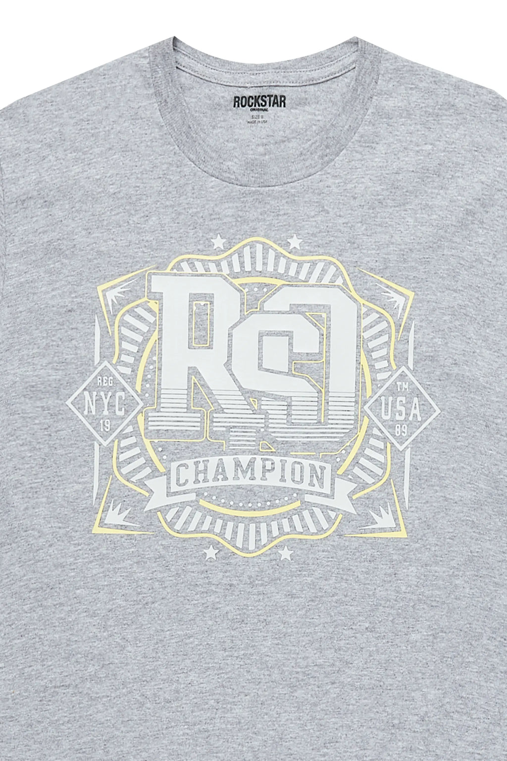 Boys Fierris Grey Graphic T-Shirt