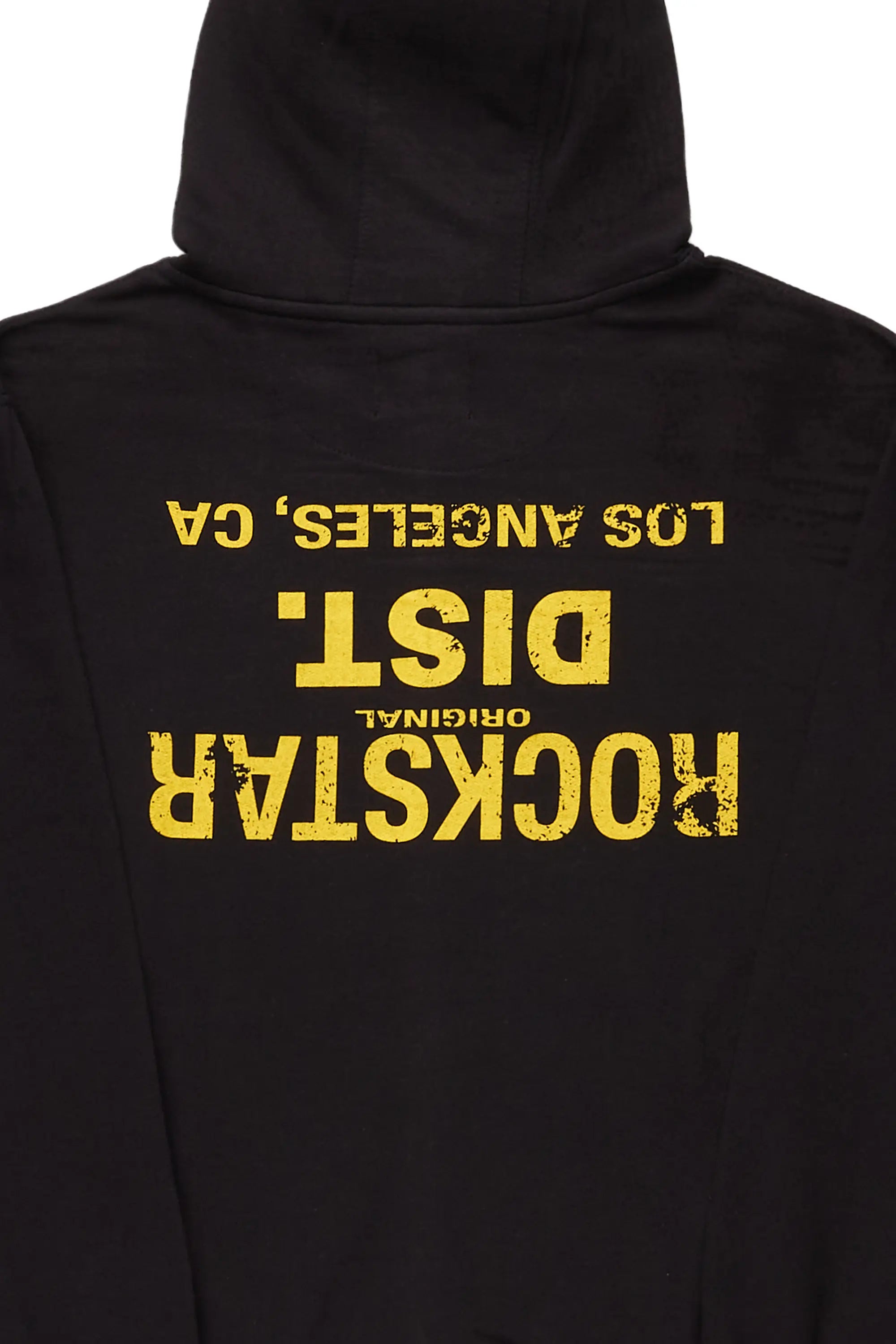 Martson Black Graphic Hoodie