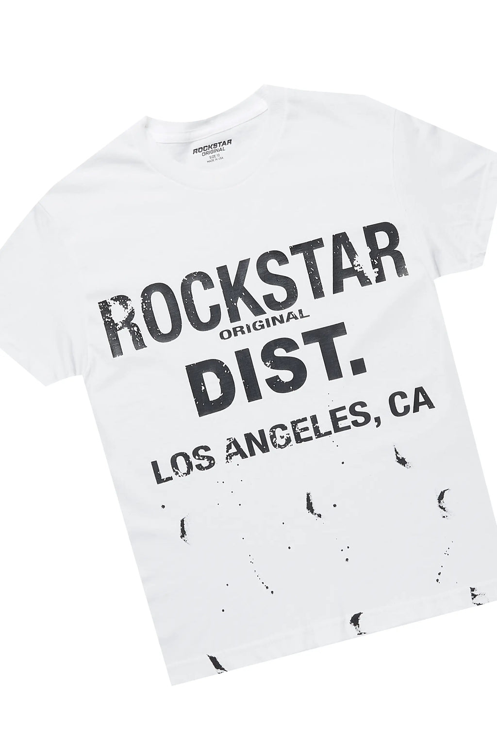 Boys Scotty White/Heather T-Shirt/Short Set