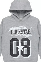 Boys All Star Grey/Black Graphic Hoodie