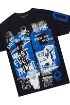 Grill Black/Blue T-Shirt/Denim Short Set