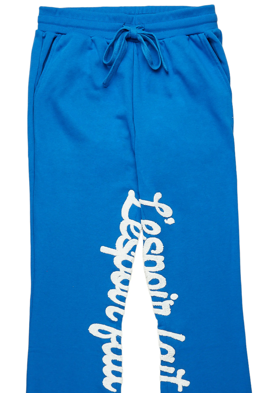 Tejas Royal Blue Stacked Flare Pants
