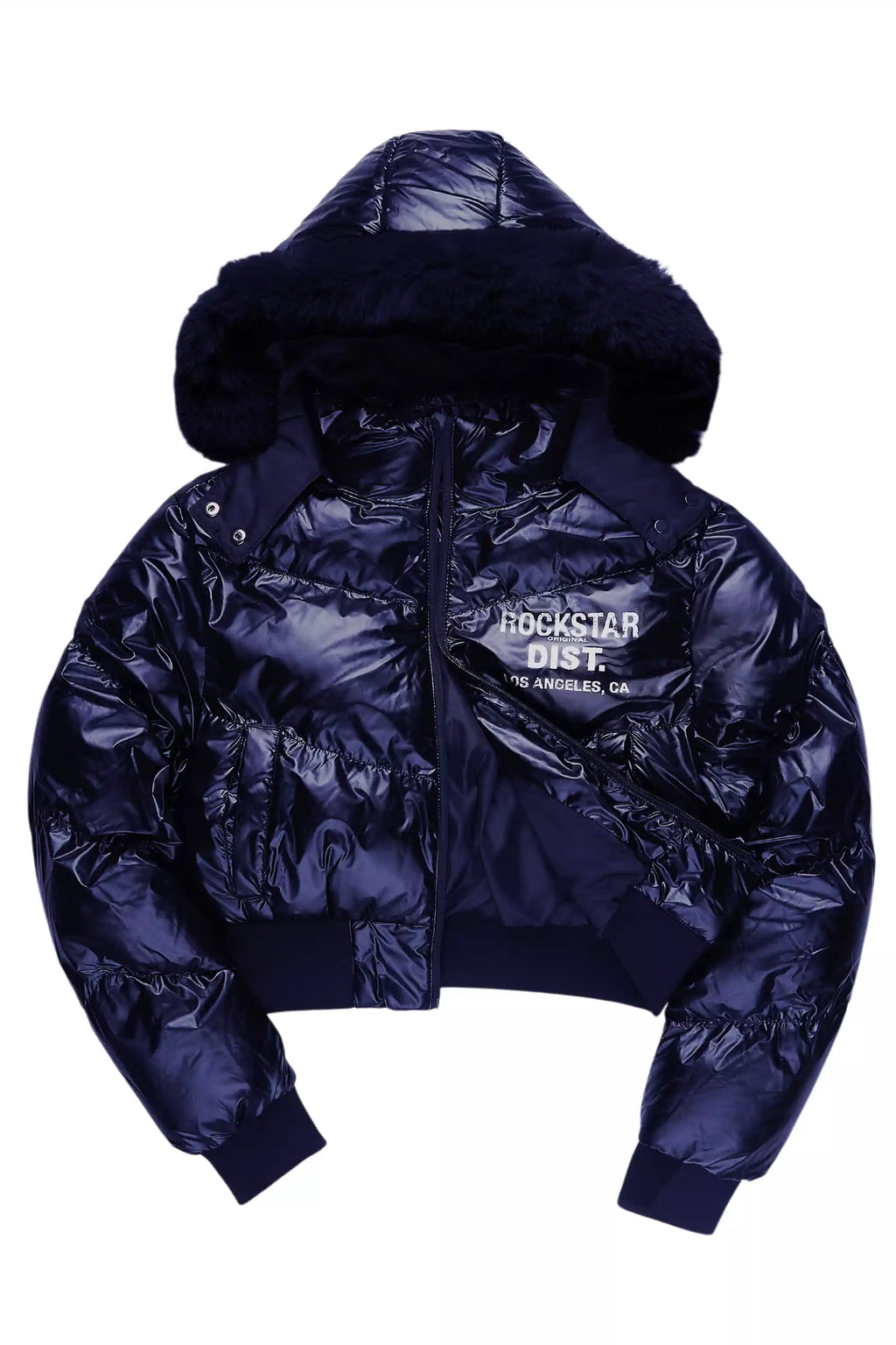Moncia Navy Puffer Jacket