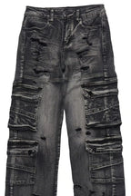 Boys Keylor Black Baggy Fit Jean