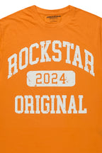 Myesha Orange Oversized T-Shirt