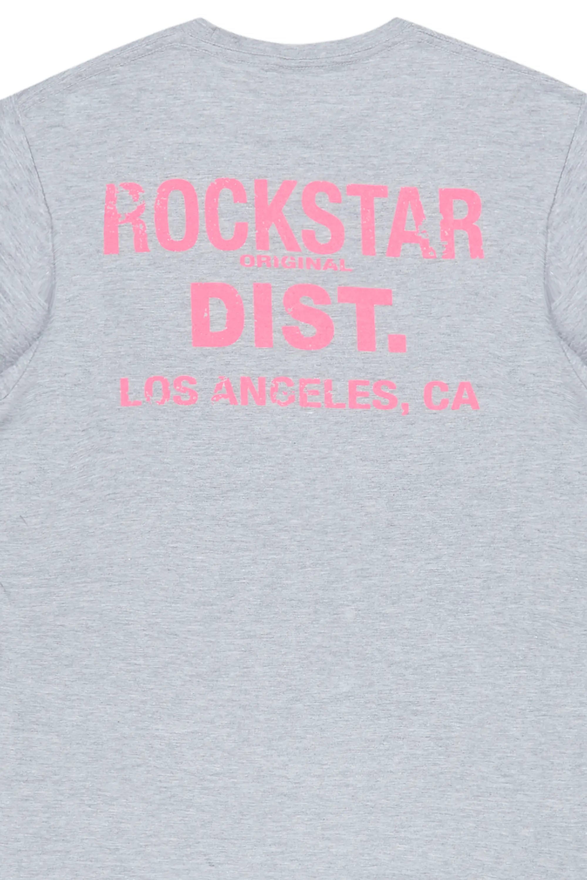 Dalasia Heather Grey Oversized Tee