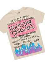 Boys Beno Beige/Pink T-Shirt/Stacked Flare Jean Set