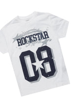 Boys Allstar White/Navy T-Shirt Short Set