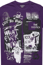 Boys Beau Purple Graphic T-Shirt