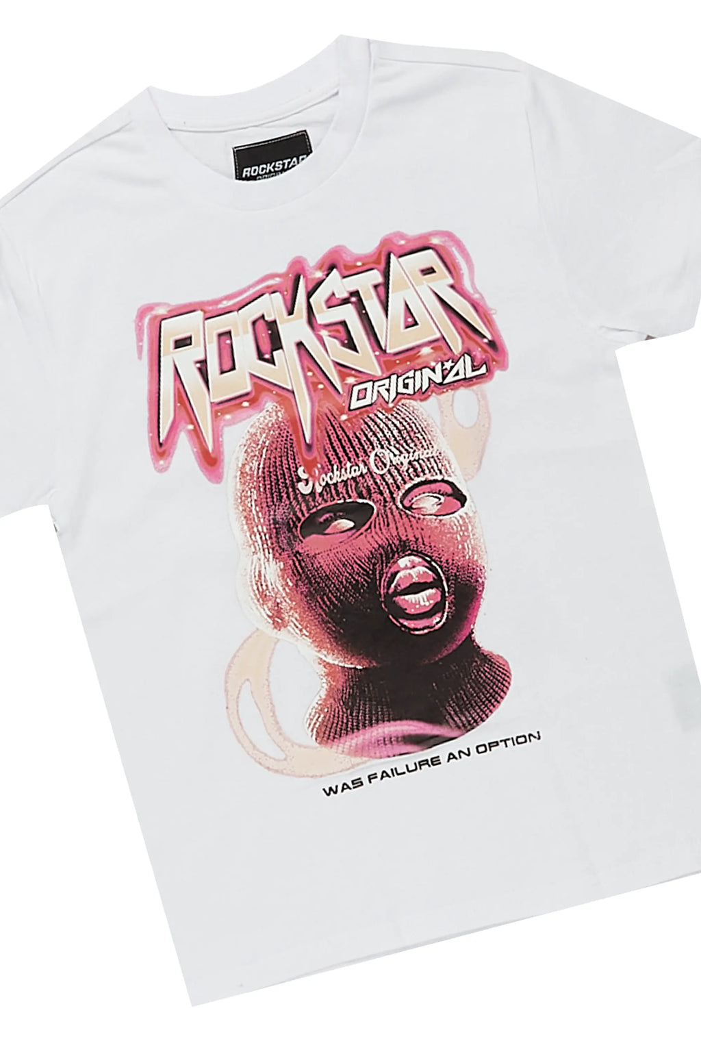 Girls Karasi White/Pink T-Shirt/Jean Set