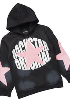 Girls Khaly Black/Pink Track Set