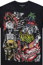 Zyver Black Graphic T-Shirt