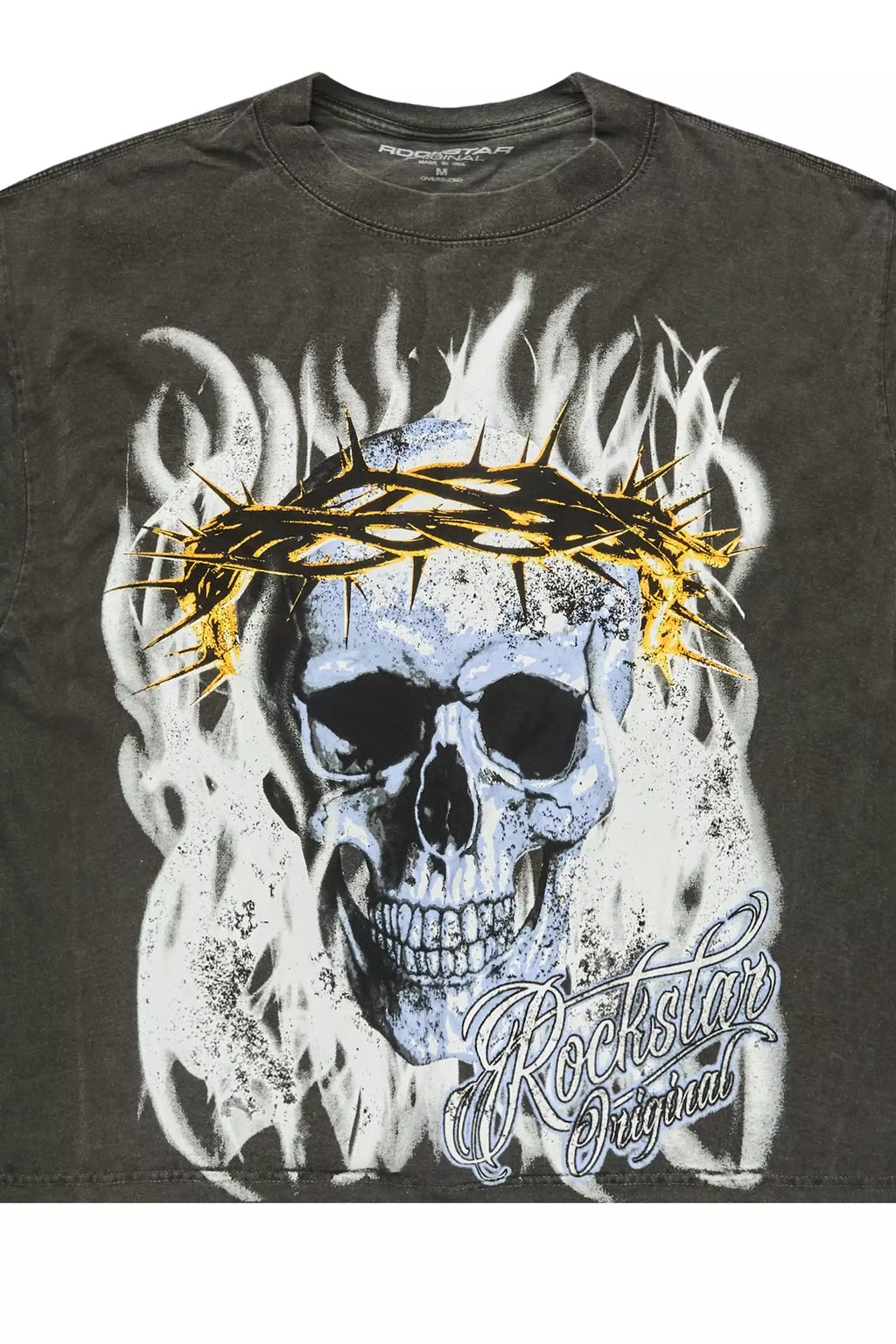 Blaise Charcoal/Multi Oversized Graphic T-Shirt