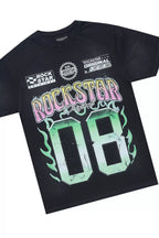 Quito Black T-Shirt/Stacked Flare Track Set