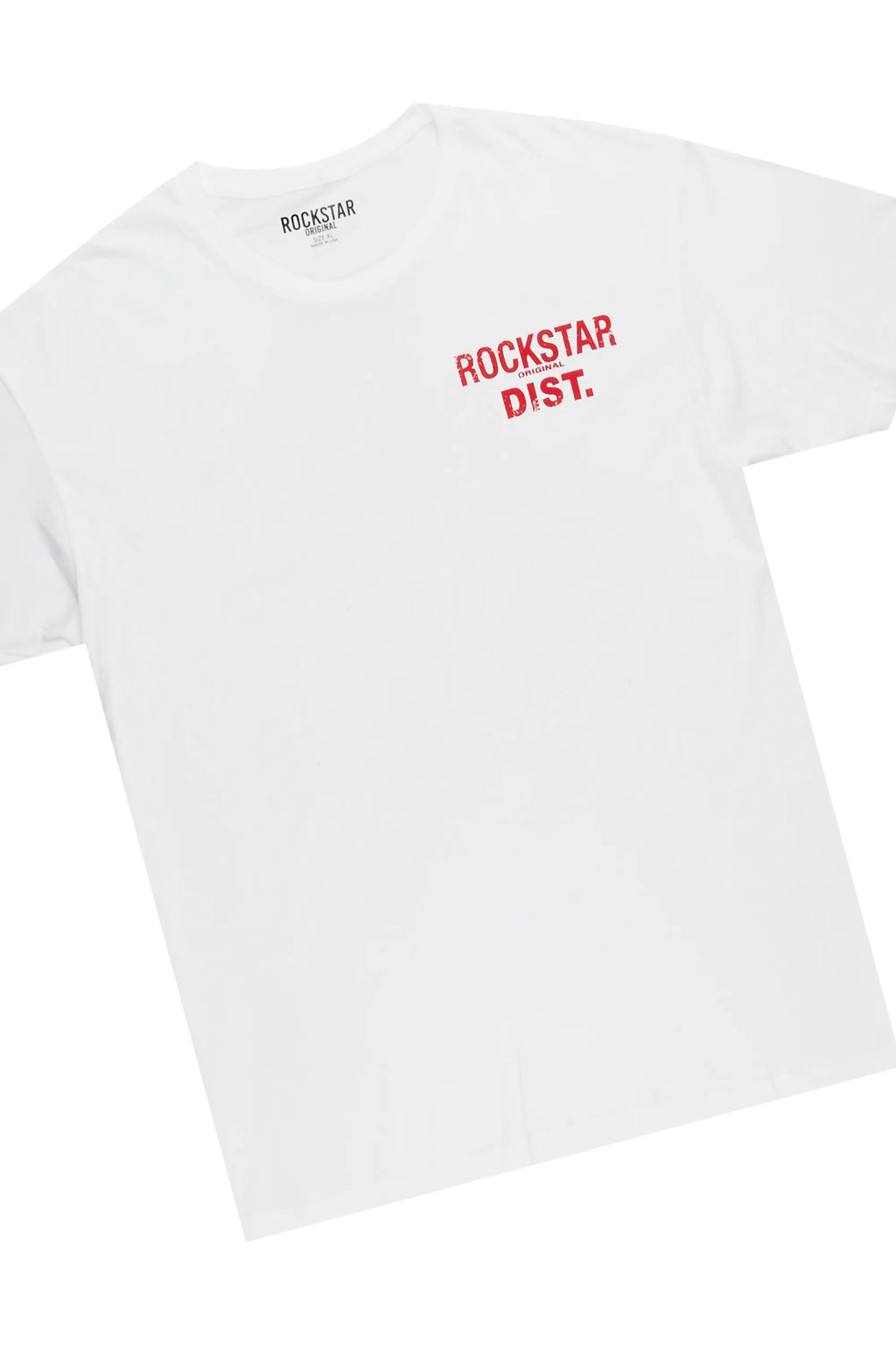 Laquoia White/Red T-Shirt & Pant Set