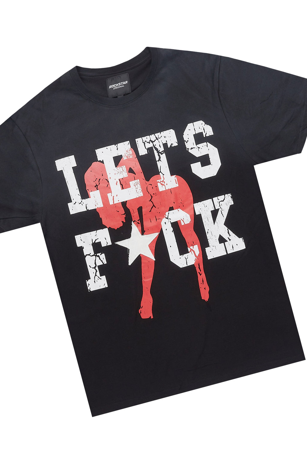 Pacino Black/Grey T-Shirt/Stacked Flare Track Set