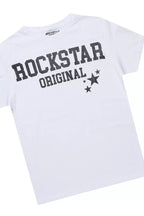 Boys Luton White/Black T-Shirt/Mesh Short Set