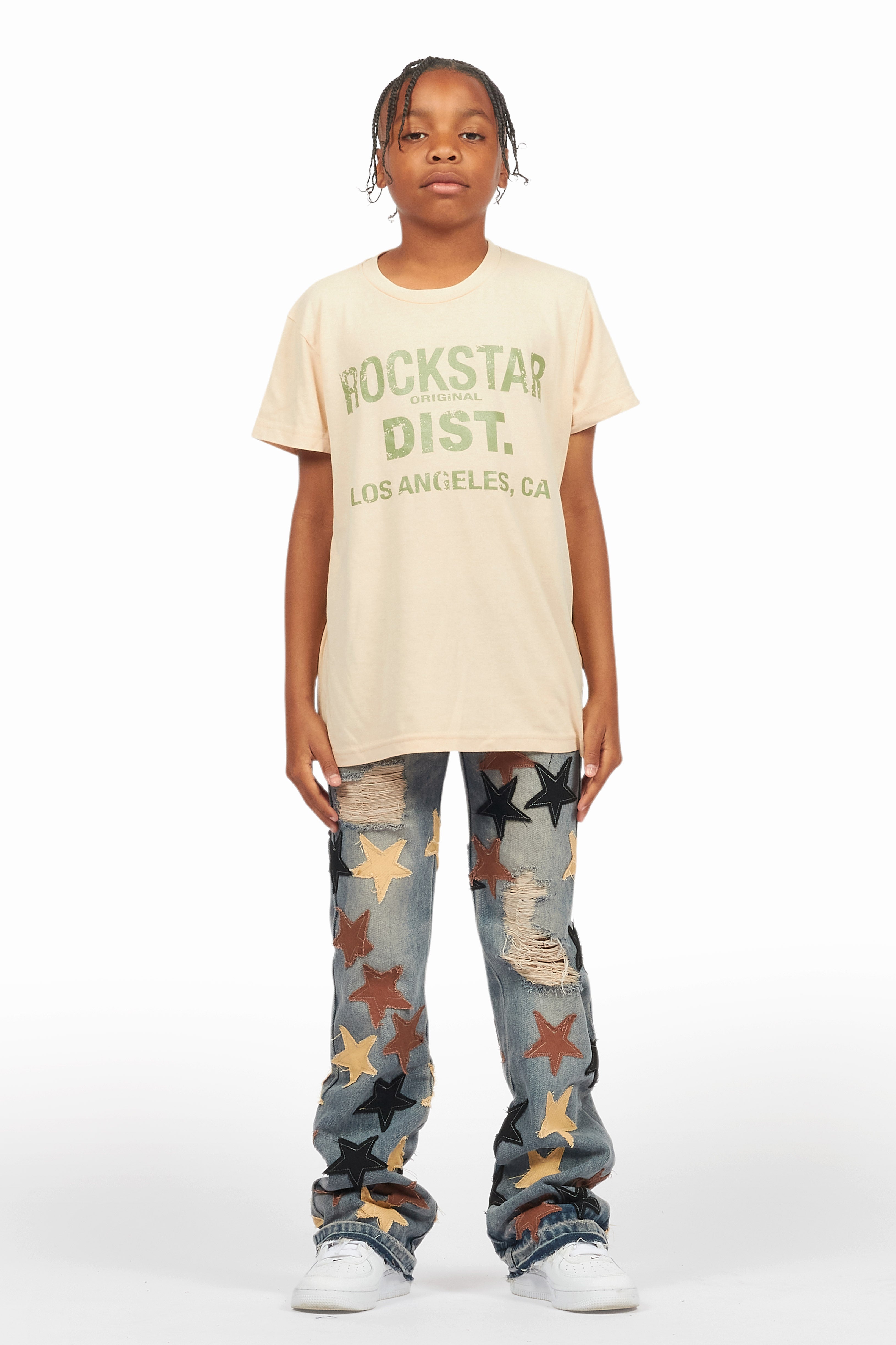 Boys StarLane Tint Stacked Flare Jean