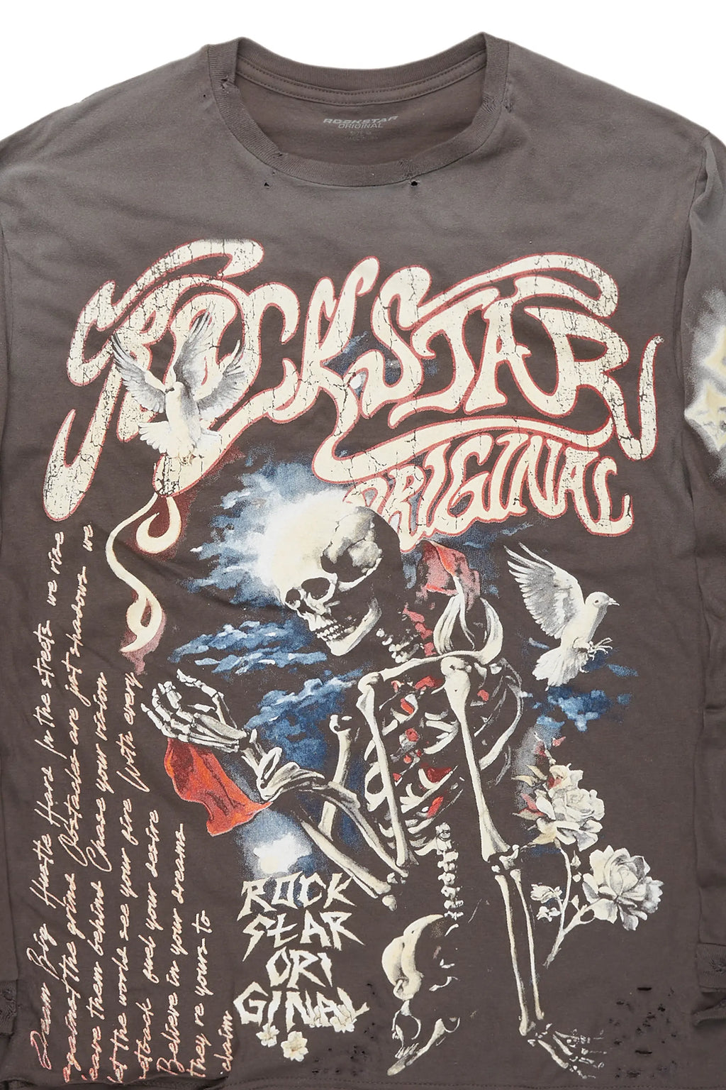 Danby Charcoal Long Sleeve Graphic T-Shirt