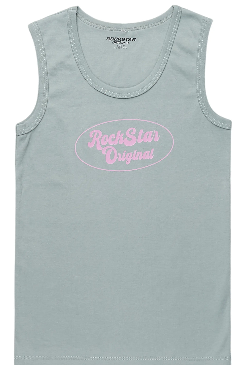 Girls Noir Grey Tank Top