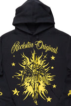 Mermaid Black/Yellow Graphic Hoodie