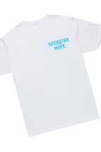 Quentin White/Blue T-Shirt/Stacked Flare Jean Set