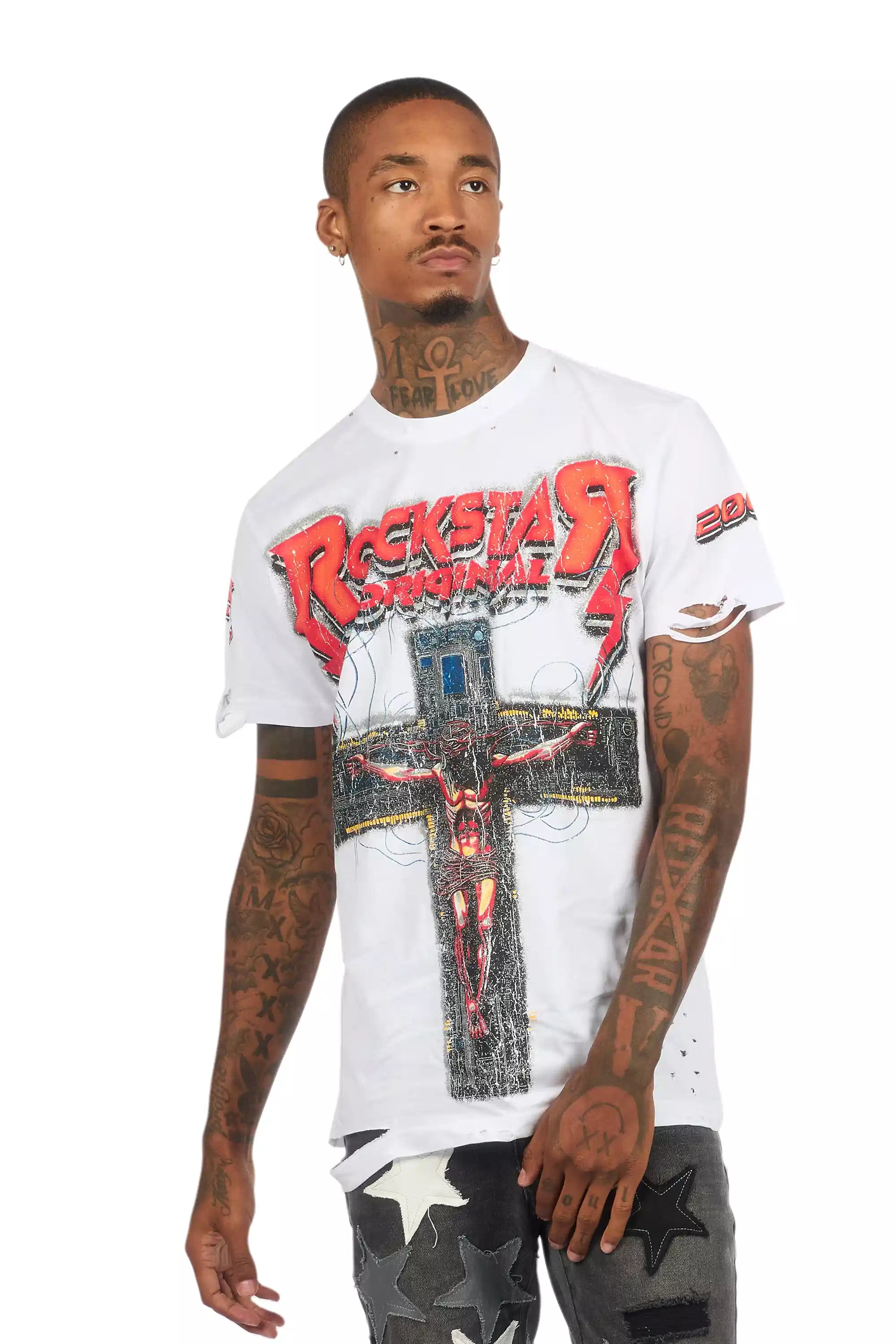 Javion White Graphic T-Shirt