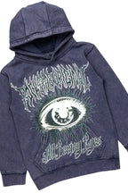 Boys All Eyes Vintage Navy/Black Hoodie/Stacked Flare Jean Set