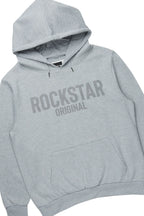 Sana Heather Grey Hoodie/Stacked Flare Track Pant Set