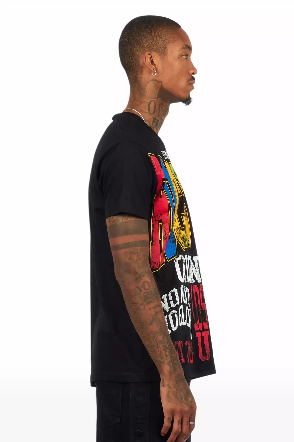 Keen Black/Multi Oversized Graphic T-Shirt