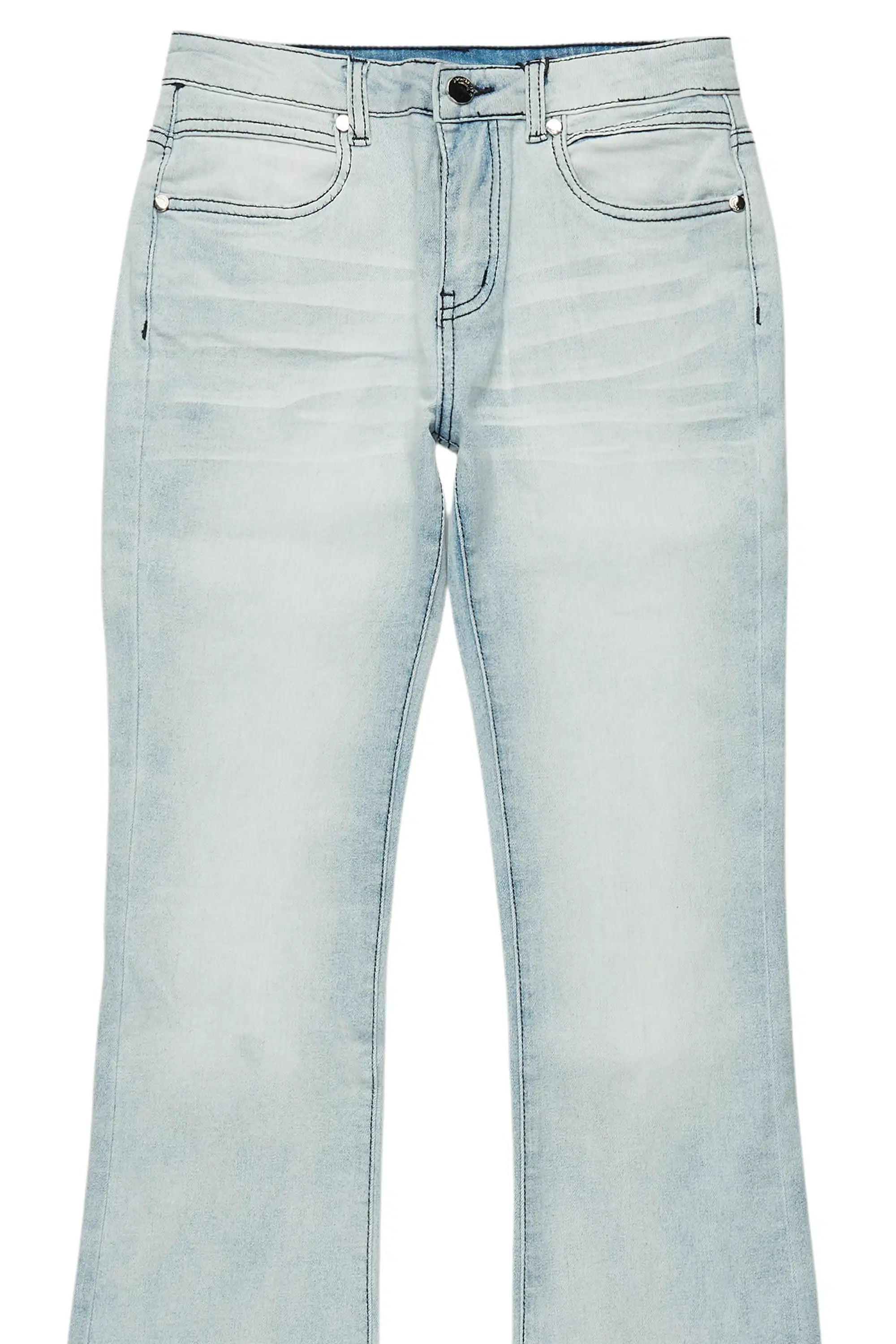 Boys Dag Blue Stacked Flare Jean